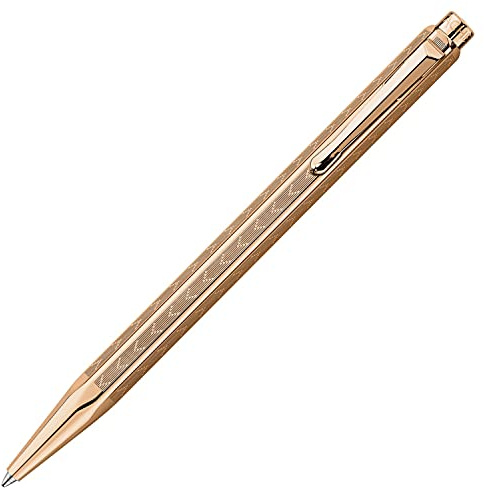 Caran d'Ache Ecridor Chevron Rosévergoldet Kugelschreiber