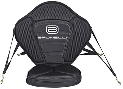 Brunelli EXTRA Dicker Kajak-Sitz für SUP Board Stand Up Paddle SUP ISUP mit Tasche
