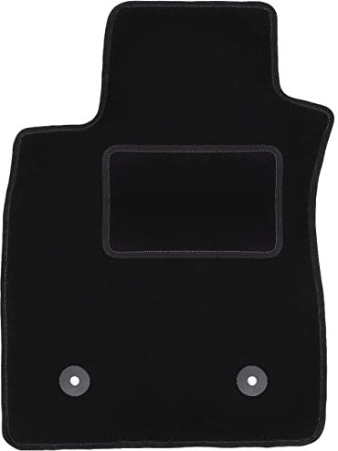 Wielganizator Automatte – Passend für Renault Clio III Kombi, Schrägheck 2005-2012 – Velours – Autozubehör - Auto Fußmatten – Fußmatte Auto – 1-teilig - schwarz