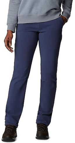 Columbia Back Beauty Softshell Pant, Pantaloni Da Trekking Softshell Donna, Nocturnal, Taglia 4/R