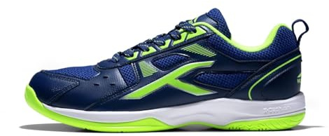 Hundred Raze Non-Marking Professional Badminton Shoes for Men | Material: Faux Leather | Suitable for Indoor Tennis