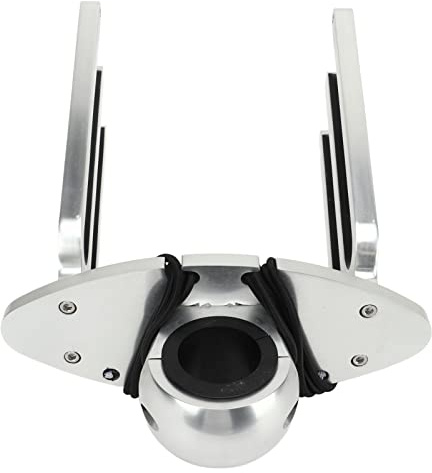 Wakeboard-Tower-Rack, KIMISS Surfbrett-Halterung, Verstellbarer Winkel, Wakeboard-Halterung, Halterung aus Aluminiumlegierung für 1,89 Zoll, 2,36 Zoll, 2,48 Zoll Klemmrohre