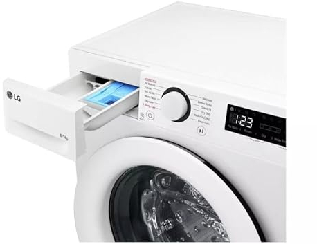 LG Y300 Series Counter-Depth MAX™ FWY385WWLN1 8 kg Washer Dryer