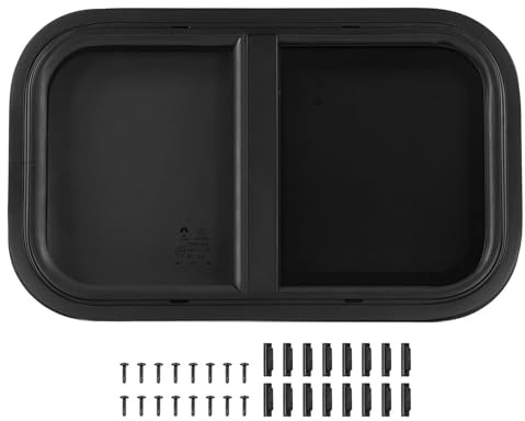Cocoarm Fenêtre de VR pour camping-cars, fenêtre de camping-car fenêtre RV Push Pull - Fenêtre coins arrondis étanche scellée UV pour véhicules d'ingénierie