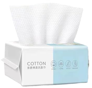Salviette asciutte per il viso, grandi e super morbide per il viso | asciugamani per il viso extra spessi, salviette per il viso per pelli sensibili, salviette morbide per il viso per bambini, v