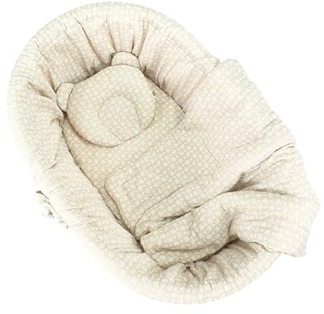 WIKLINOPOL IRENEUSZ ZYGMUNT WICKER WOOD BABY 2000 EU Bettwäsche-Set Gold 4-TLG. für Babys- & Kinder, Musselin Bettwäsche für Kinderbetten, Bettbezug mit Bettlacken, viele Farben (Gold Zweige)