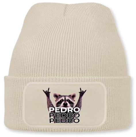 Prozente Momente Pedro Pedro Pedro - Beanie | Strickmütze | Wollmütze | Beanie mit Druck | lustige Sprüche | Apres-Ski | Winter