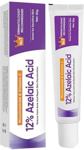 12% Azelaic Acid Serum, Azelainsäure Serum gegen Rötungen, Azelainsäure Gesichtsserum, Anti Pickel und Knötchen, Unreine Haut Gesicht, Azelainsäure Gesichtsserum (1 PC)