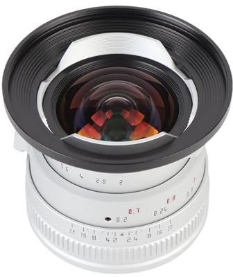 Objectif Grand Angle 12 Mm F2 II à Mise au Point Manuelle APS-C, Objectif Fixe à Ouverture Cliquée, Compatible avec Les Appareils Photo à Monture M4/3 GX9 G100 GH5 GH5S GH6