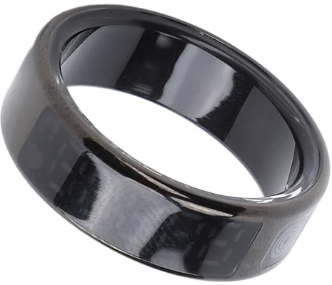 LICAEVEY Smart Ring mit Bildschirm, Verschiedene Sportmodi, IP68 Wassersicher, Edelstahl Smart Fitness Tracker Ring, Gesundheit für -Fitness, Schlaf und Herzfrequenz (Größe 12)