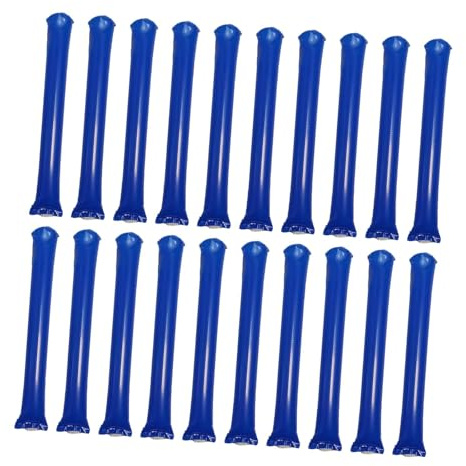 20Pcs Inflatable Cheering Sticks Spirit Clapper Noise Makers 23.62 Inch for Sports Party Events