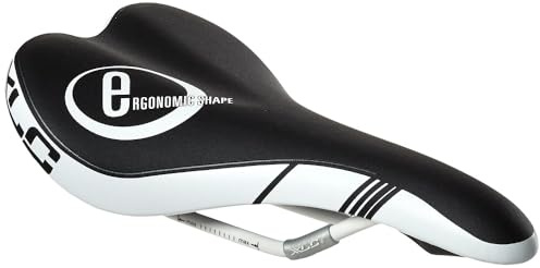XLC Cykelsadel MTB ATB Sport SA-S03 sadel, svart, vit, 272 x 135 mm