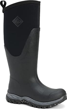Muck Boots Damen Arctic Sport Gummistiefel (39 EU) (Schwarz/Schwarz)