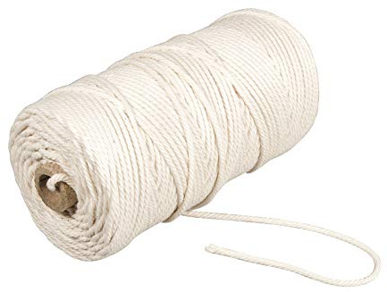 Rayher 4400502 Garn, 3,7mm ø, ca. 500g, Spule 141m, weiß