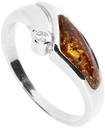 Ring - Agneta - Silber 925/000 - Bernstein