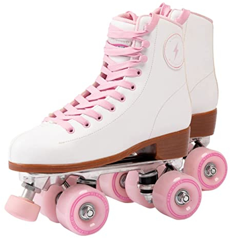Flamingueo Rollschuhe - Roller Skates, Rollschuhe Damen, Räder 80A, Roller Erwachsene, Rollerskates Damen, Rollschuhe Herren, Größe 41 EU