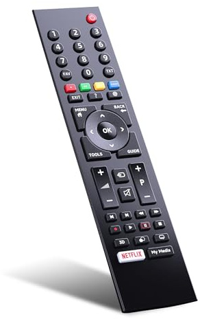 GOUYESHO RC3214801/03 Fernbedienung Passend für Grundig Smart TV with TP1187R-5 TS1187R-5 RC32148211/02 TP7187R 313923827833 RC3214801 03 RC32148211 02 ErsatzFernbedienung