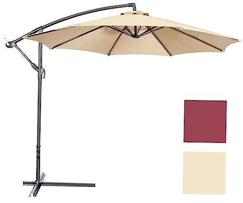 CORHAD Replacement Canopy for Umbrella Patio Umbrella for Outdoor Uv Protection for Beach and Garden Activities