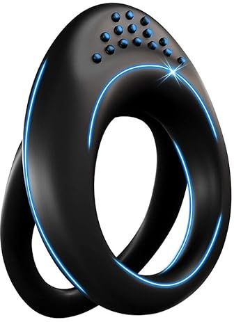 Soft Silicone Cock Ring for Male Flexible Black Ring, Sex Toys Men’s Pleasure Penis Rings Penis Sleeve Shaft for Men Sex Toys