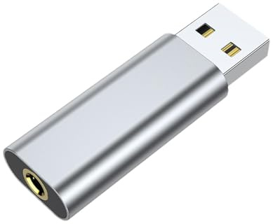 Carte Son Externe - Adaptateur Son USB, Carte Son USB | Adaptateur Casque USB 3,5 Mm Plug and, Adaptateur Casque USB Uniel, Audio USB sans Pilote pour Jeu, League of Legend, Casque