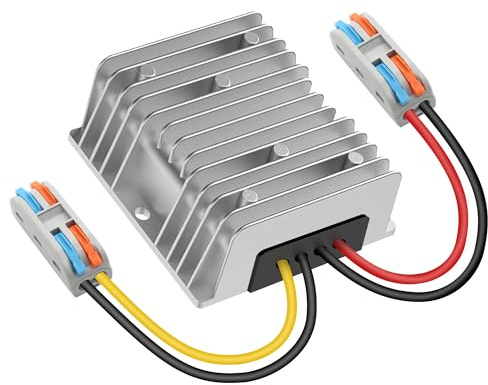 Fxlpower 24V auf 12V Spannungswandler 180W 15A | IP67 Wasserdicht, 96% Wirkungsgrad, Einfache Montage, für Golfwagen, Boot, LKW, LED-Streifen