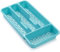 Genérico Range-couverts bleu turquoise, range-couverts pour tiroirs, cuisine, cuillères, fourchettes, couteaux avec 4 compartiments, 33 x 17 x 4 cm (bleu turquoise)