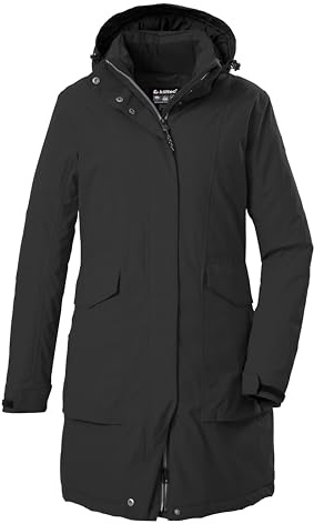 Killtec Damen Damen Funktionsparka Parka/Mantel wasserdicht mit abzippbarer Kapuze (1er Pack)