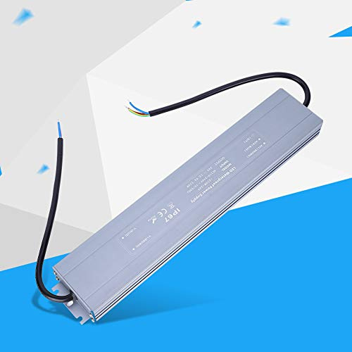 Qukaim Fuente de alimentación conmutada ultrafina e impermeable, 250 W 24 V, entrada 170-240 VAC, fuente de alimentación de conmutación industrial, 50/60 Hz