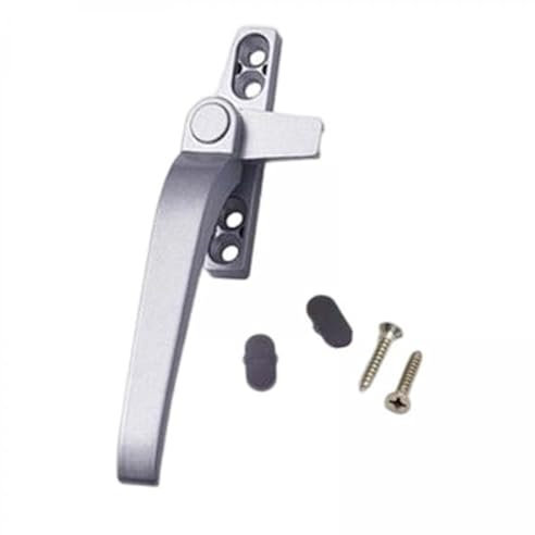 MagiDeal 3X Universal Window Handles, Aluminum Casement Locking Handle, Window Hardware Right/Left Hand Replacement for Double Glazing Door Accessories