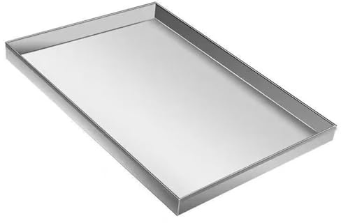Auffangwanne Edelstahl Groß Auto-Ölwanne Starke Tragfähigkeit, Grüne Pflanzenwanne, Waschmaschinenwanne, Haustierwanne(70x50cm/27.5 * 19.6in)
