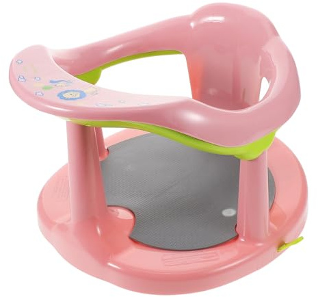 KOCKSHION Asiento para Tpr de para Nacidos Pp y Recién Antideslizante Adecuado Rosa Diseño Versátil Cómodo, Material Bañera Ñiño Baño