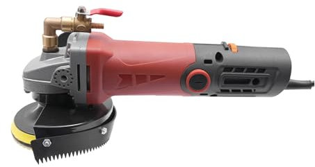 LVSEWOA Pulidoras de Aire húmedo de 860 W, pulidora húmeda de Mano de 6 velocidades, pulidora de Agua, pulidora de Suelos de Cemento y mármol, Piedra para Granito, mármol y hormigón.