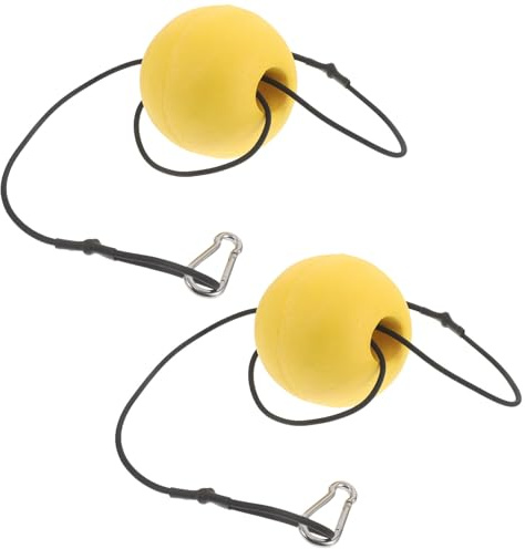 COOPHYA 2 St Flytande Ankartross med Metallkrok Hög Synlighet Flytboj för Båt och Kajak Snabbinsats Boj med Reflekterande Tejp för och Poolankring