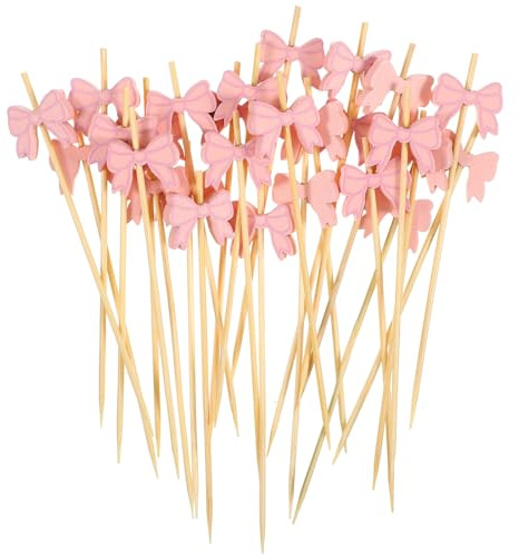 Ouligay 50 Stück Schaschlikspieße Holz 12cm Holzspieße, Natürliche Bambusstäbe Zahnstocher Holz Holzstab Kein Cocktailspieße, Spiesse Für Snacks Fingerfood für Party Camping Küche