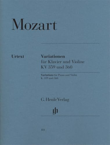 Variationen für Klavier und Violine: Besetzung: Violine und Klavier (G. Henle Urtext-Ausgabe)