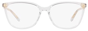 Michael Kors MK4067U Santa Clara Universal Fit Prescription Eyewear Frames, Clear/Demo Lens, 55 mm