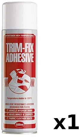 The Metal House Various Trim Fix 500ml High Temp Spray Adhesive Heat Resistant Glue Van Lining (1)