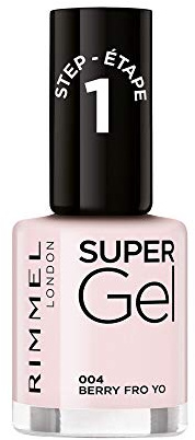 Rimmel London Super Gel Nail Polish, 04 Berry Fro Yo, 12 ml