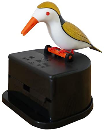 XIAOYIYI Dispensador De Palillos, Toothpick Dispensador Automático De Palillos Palillero Dispensador De Palillos Pájaros Caja De Palillos De Dientes, Lindo Palillo Titular Pájaro