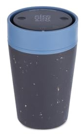 Circular & Co Pre 2026 (Previous Generation) Reusable Coffee Cup - 8oz/227ml - 100% Leakproof & Lockable - Push Top, One Hand Open, 360 Drinking - Recyclable - BPA Free - Dishwasher Safe