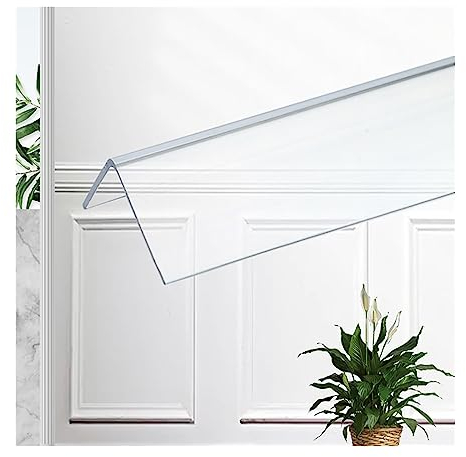 Eckschoner,Eckschutz für Wände, Selbstklebender Kantenschutz for Wandecken, PETG-Eckenschutz mit hoher Transparenz, Wandkanten-Zierstreifen gegen Farbsplitter(Size:240cm/94.5in*3cm/1.2in)