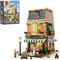 Funwhole Book Cafe Lighting Building Bricks Age 16+ Set - City Town Coffee House LED Light Modular Construction Building Model Sets 1718 Pcs for Adults and Teen