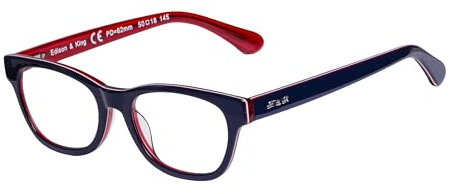 Edison & King Lunettes de lecture »Endless« avec verres Premium (Bleu-Rouge, +2,50 dpt)