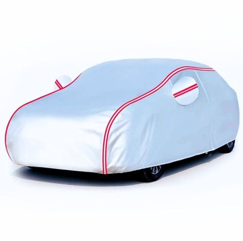 Auto Abdeckplane Stoff für Chevro-let Alero (GM P90) 1999-2001 Limousine, Silber Car Cover Autoabdeckung Outdoor Autogarage Sommer Benutzt, Atmungsaktiv Abdeckung Auto