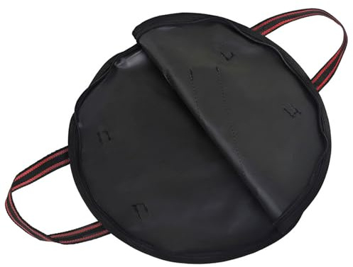 Zerodeko Dumb Drum Storage Bag Oxford Portable Tambourine Case for Snare Musical Instrument Transport