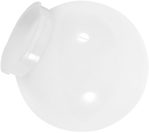 FUOYLOO Pantalla de Lámpara de Globo Acrílica Lechosa para Exterior, Diámetro 25 CM, Juego de 2 Piezas para Decoración y Luz de Pared en Jardín y Terraza