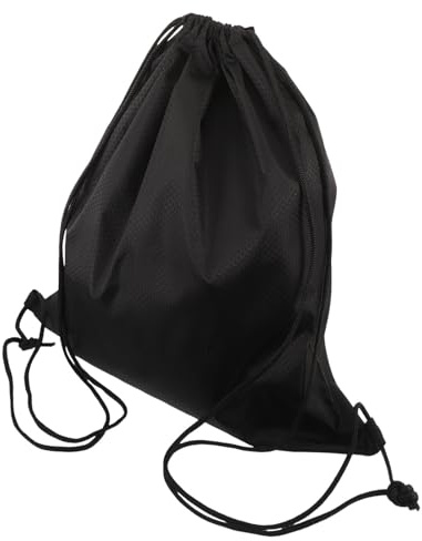 WRITWAA Motorradhelmtasche aus Wasserdichtem Oxfordstoff Faltbarer und Tragbarer Helmbeutel mit Kordelzug für Outdoor Sport und Fahrradhelm Aufbewahrung in Schwarz