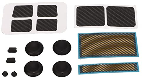Hidyliu Spelkonsolskyddssats-klistermärken Snyggt Skyddsset för ångdäck med Dammskärm Dammplugg och Joysticklock 14 Delar