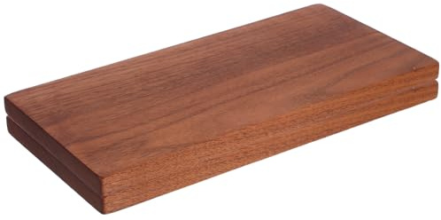 NUOBESTY 2 Pièces Planches en Bois de Noyer Massif pour Bricolage, Panneaux Robustes et Résistants la Déformation, pour Décoration Intérieure et Mobilier Unique