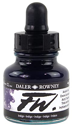 Daler Rowney FW Artists' Ink* Indigo (127) 29.5ml (1oz)